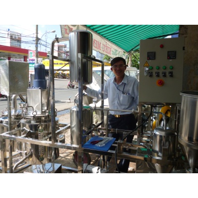 THIẾT BỊ CÔ ĐẶC CHÂN KHÔNG DUNG DỊCH THỰC PHẨM, DƯỢC PHẨM NĂNG SUẤT 30 LÍT